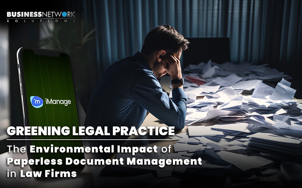 The environmental impact of paperless document management in law firms